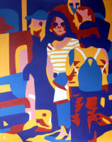 Boulevard 1, 2007, Acryl auf Leinwand, 80x100cm