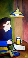 Abseits, 2006, Acryl auf Leinwand, 50x100cm