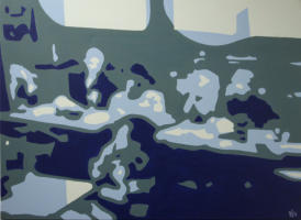 Publikum 2, 2009, Acryl auf Leinwand, 80x60cm