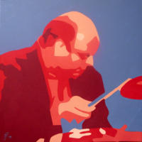 Ride, 2010, Acryl auf Leinwand, 50x50cm