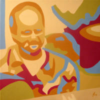 Swing 3, 2010, Acryl auf Leinwand, 50x50cm