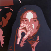 Singin', 2012, Acryl auf Leinwand, 50x50cm