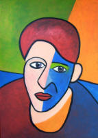 o.T., 2006, Acryl auf Leinwand, 50x70cm