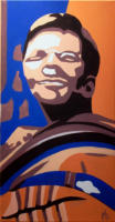 Fokus 1, 2007, Acryl auf Leinwand, 40x80cm