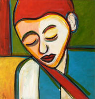 o.T., 2007, Acryl auf Leinwand, 50x50cm