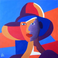 o.T., 2008, Acryl auf Leinwand, 50x50cm