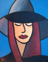 o.T., 2008, Acryl auf Leinwand, 24x30cm