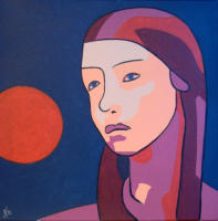 o.T., 2008, Acryl auf Leinwand, 50x50cm