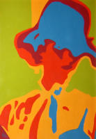 o.T., 2008, Acryl auf Leinwand, 50x70cm