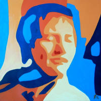 o.T., 2008, Acryl auf Leinwand, 50x50cm