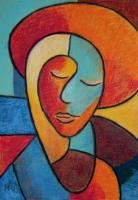 o.T., 2005, lkreide auf Karton, 35x50cm