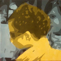 o.T., 2010, Acryl auf Leinwand, 30x30cm