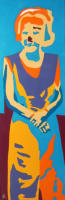 o.T., 2008, Acryl auf Leinwand, 40x100cm
