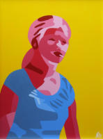 o.T., 2012, Acryl auf Leinwand, 50x70cm