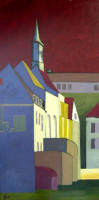 Vereinbarkeiten, 2003, Acryl auf Leinwand, 50x100cm